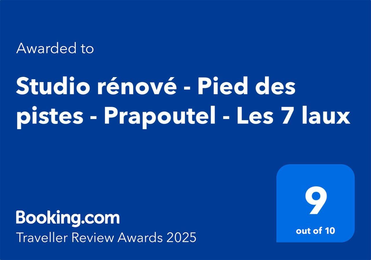 Studio Renove - Pied Des Pistes - Prapoutel - Les 7 Laux Les Adrets Ngoại thất bức ảnh